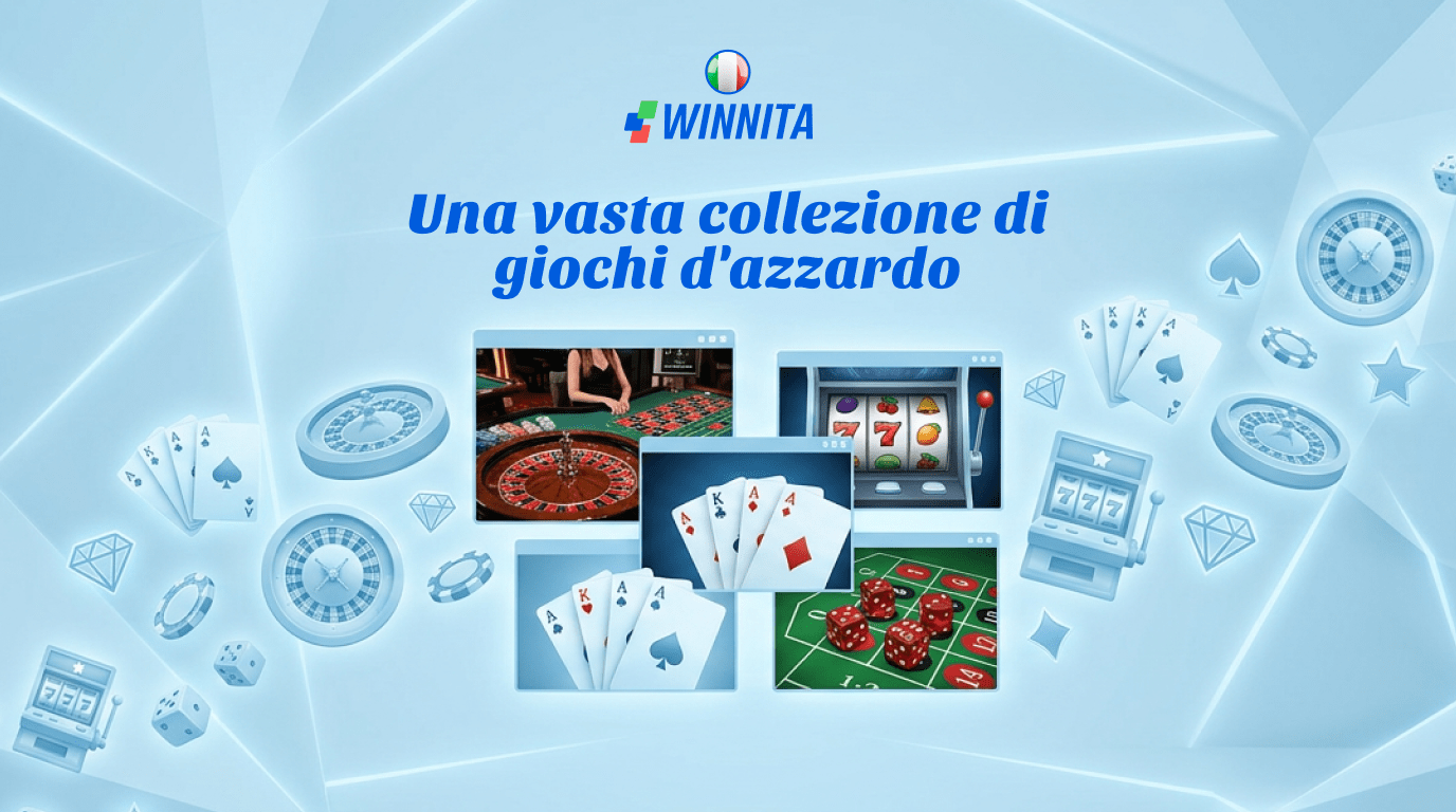 Grande collezione di giochi D'azzardo online nel casinò Winnita Italia