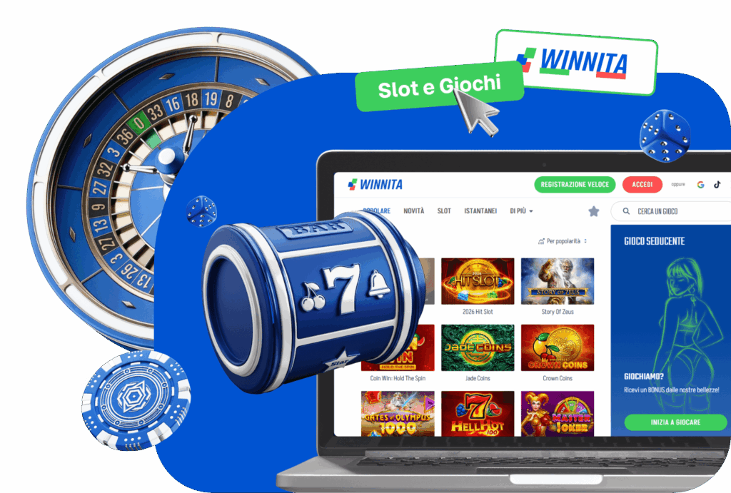 Il casinò Winnita offre una varietà di slot e giochi d'azzardo
