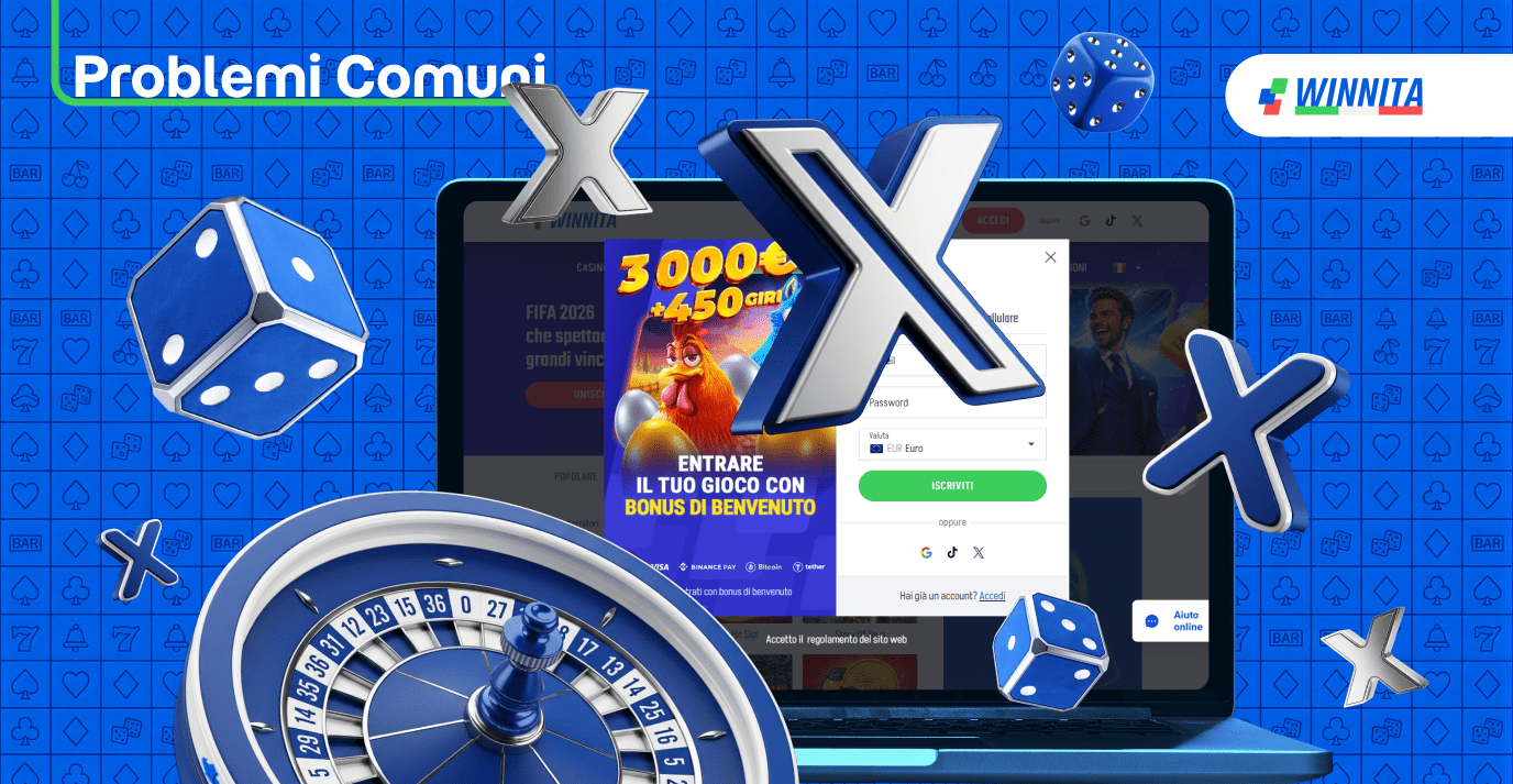 Risolvi i problemi di registrazione di Winnit
