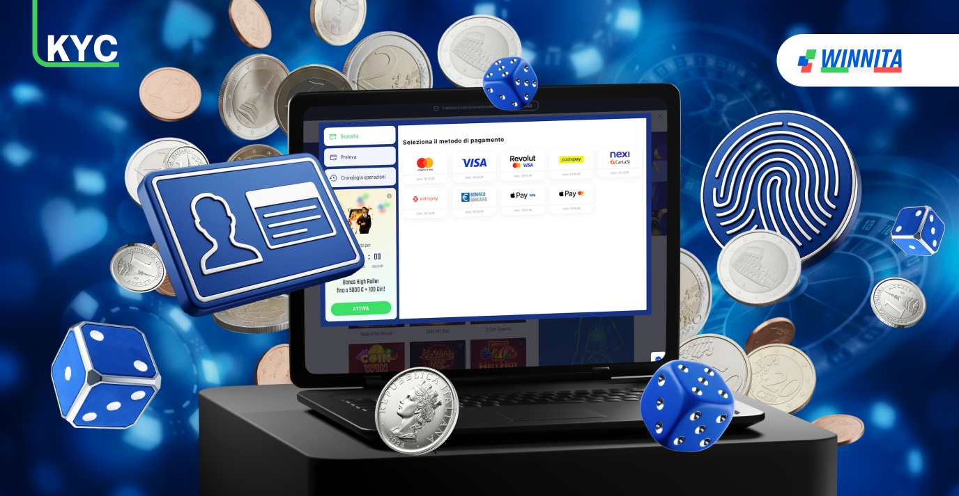 Per effettuare depositi al Winnita Casino è necessario aver verificato il proprio account.
